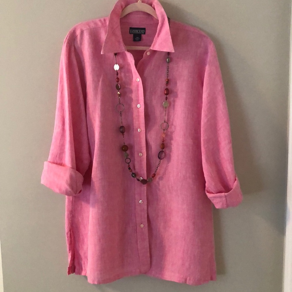 Linen Button Down Tunic